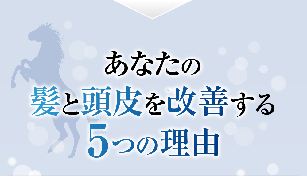 あなたの髪と頭皮を改善する5つの理由