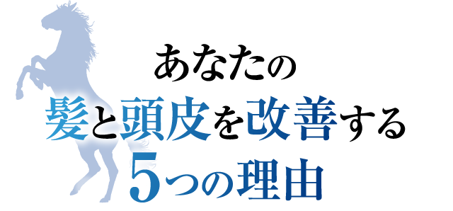 あなたの髪と頭皮を改善する5つの理由
