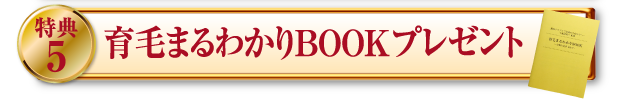 育毛まるわかりBOOKプレゼント