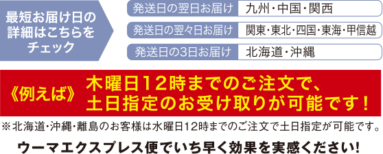 最短お届け日の詳細はこちらをチェック