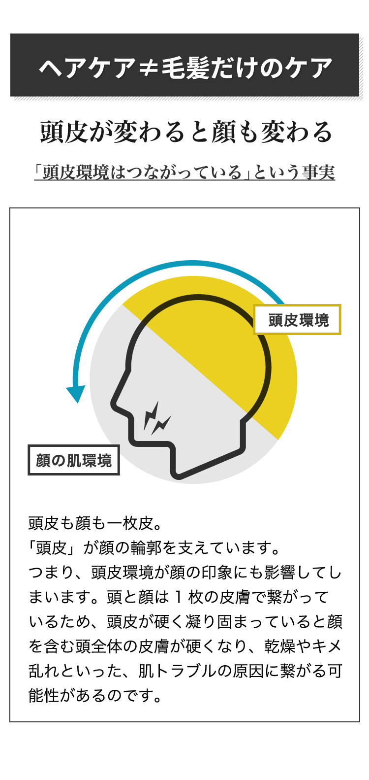 ヘアケア≠毛髪だけのケア