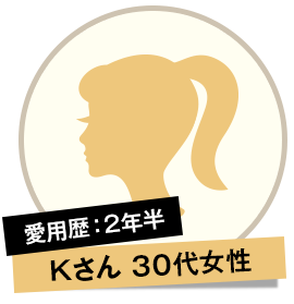 Kさん 30代女性