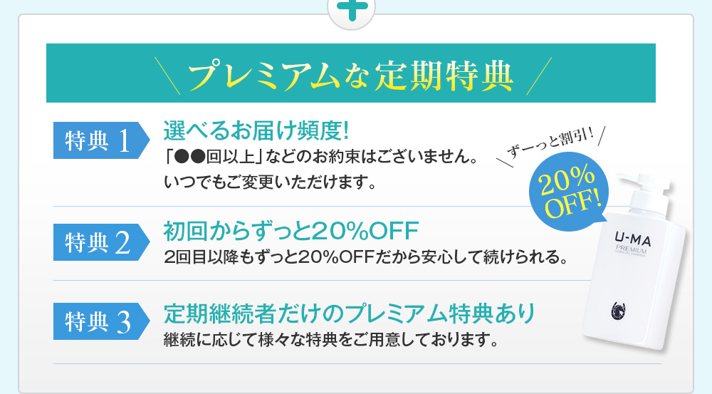 プレミアムな定期特典